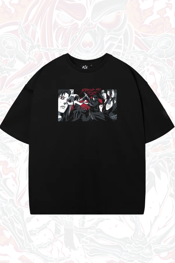 Оверсайз футболка Forgive Me Sasuke